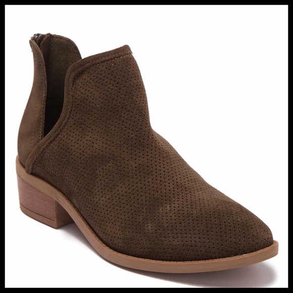 STEVE MADDEN ANKLE BOOTIES BLOCK HEEL BOOTS A3C - Picture 5 of 14